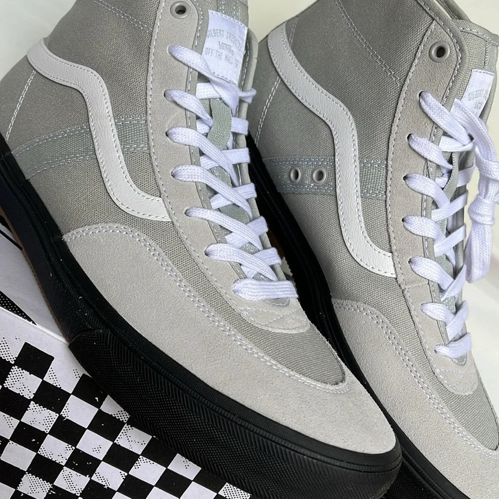 Vans Men’s Crockett High Light Gray/Black VN0A5JIGBH8 Sneakers